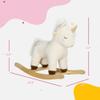 Soft Plush Rocking Horse Toy for Indoor Seated Play  Gentle Rocking Motion, Sturdy Base Design and Comfortable Upholstery view 2