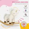 Soft Plush Rocking Horse Toy for Indoor Seated Play  Gentle Rocking Motion, Sturdy Base Design and Comfortable Upholstery view 3
