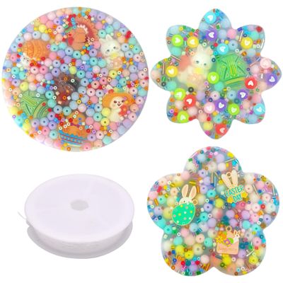 Easter Picky Pads,3 Pcs Multicolor Skin Picking Fidget Gadget for Women Easter Decor Gift Beads Picky Pad Kit Fidget Pad Fidgets Adults Anxiety ADHD Trichotillomania Stress Relief Pick Pad for Adult
