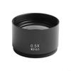 0.5X/0.7X/2.0X Microscope Auxiliary Lens for Stereo Microscope with 48mm Thread, Wide Field of View Glass Objective Barlow Lens, Increased Working Distance0.5X view 1