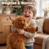 25" | 4.5 Pounds Highland Cow Weighted Stuffed Animals for Kid Adult, Microwavable Stuffed Animal Unscented, Cute Coolable Heatable Weighted Plush Warm Gifts for Christmas Birthday, Large Highland Cow view 3