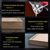 14x20x20in(Length x Width x Height) Acrylic Wood Grain Display Case,20mm high Base,Box 3MM Thickening,can be Stacked Suitable for Art Collections, Figure Models Transparent countertop Box view 4