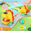 Palmatte Baby Toys 1 Year Old Boy: Infant Cars for Toddlers 1-3 Push and Go Car Baby Toys 18 Months Toddler Toy Age 1 2 3 Year Old Boys Toy Boy Gifts 1st First Birthday Gifts for 1-3 Boys Girls view 2