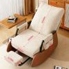 Cozy Rocking Chair with Foot Rest | Stylish Rocking Chairs for Living Room | Versatile Rocking Chairs for Nursery, Bedroom & Outdoor Porch view 2