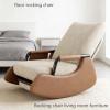 Cozy Rocking Chair with Foot Rest | Stylish Rocking Chairs for Living Room | Versatile Rocking Chairs for Nursery, Bedroom & Outdoor Porch view 3