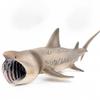 3D Printed Sea Monster Toy, Trevor Henderson Mythical Ocean Predator Model, Creative and Novel (BASKING Shark) view 1