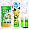 Bubble Wands for Kids - Light up Bubble Wands with 2 Solutions, Outdoor Toys for Kids Ages 3-5 4-8, Soccer Toys for Boys, Birthday Party Gift for 3 4 5 6 7 8 Years Old Boys and Girls view 1