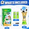 Bubble Wands for Kids - Light up Bubble Wands with 2 Solutions, Outdoor Toys for Kids Ages 3-5 4-8, Soccer Toys for Boys, Birthday Party Gift for 3 4 5 6 7 8 Years Old Boys and Girls view 4