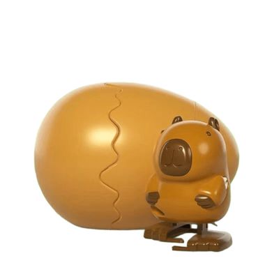 ABOUTYES Creative Animal Bounce Eggs Wind-up Toys for Kids, Wind Up Animals Bulk Flipping Walking Jumping Swimming Clockwork Toys for Kids Classroom Party Favors, Birthday Gifts, Easter (Capybarrra)