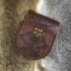 Portable Pack Bag Medieval Leathers Belt Pouch Vintage Embossed Purse Dices Bag Cosplay Supplies Leathers B view 4
