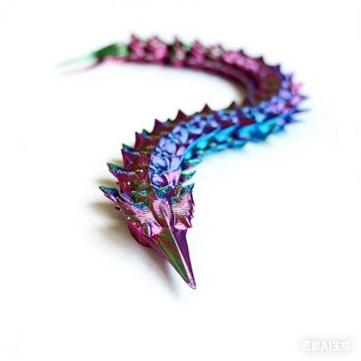 3D Printed Sea Monster Toy, Trevor Henderson Mythical Ocean Predator Model, Creative and Novel Toys (B)