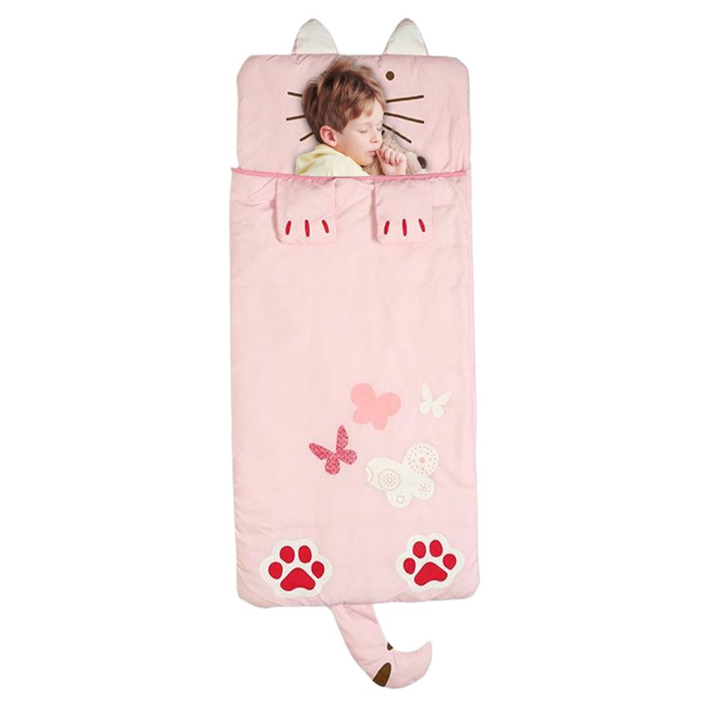 Kids Sleep Bag Nap Mat Cozy Sleeping Bag for Boys and Girls, Children's Cartoon Sleeping ...