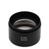 0.5X 0.7X Glass Auxiliary Lens for Microscopes with 48mm Mounting, Trinocular Stereo Zoom Microscope Objective Lens Adapter, Magnification Enhancer(0.5X) view 2