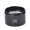 0.5X 0.7X Glass Auxiliary Lens for Microscopes with 48mm Mounting, Trinocular Stereo Zoom Microscope Objective Lens Adapter, Magnification Enhancer(0.5X) view 3