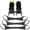3 Pcs Stroller Connector Joints Twin Baby Stroller Connectors with Adjustable Length Hevy-Duty All-Purpose Connector Accessories... view 3