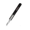1PCS 9mm Aluminum Utility Knife Sheath Wallpaper Knifes Small Paper Cutter For Student Office Supplies Black view 1