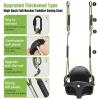 Dakzou Jungle Gym High Back Full Bucket Toddler Swing Seat Upgraded Heavy Duty with Finger Grip Chain Fully Assembled Swing Set AccessoryBlack view 2