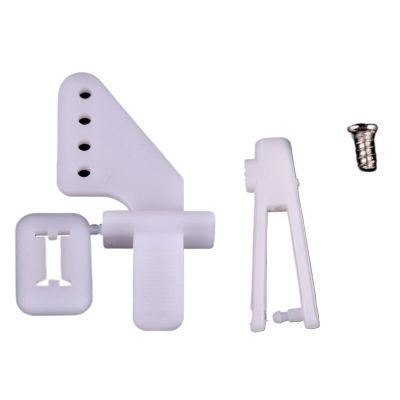 100/200sets Four-Hole Rudder Adjuster+Quick-Adjust Foam Joystick+Collet Aircraft Model Parts(Rudder arm,100set)