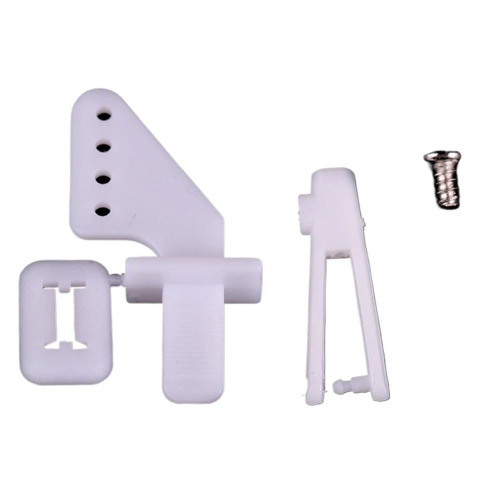 100/200sets Four-Hole Rudder Adjuster+Quick-Adjust Foam Joystick+Collet Aircraft Model Parts(Rudder arm,100set)