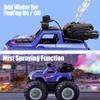 BEZGAR 1:18 Scale Remote Control Monster Truck, 4WD Monster Truck Toys with Music, Mist Spray & LED Light, 360 Stunt Spins RC Truck Toys for Boys 4 5 6 7 8 9 Years Old(Blue) view 4