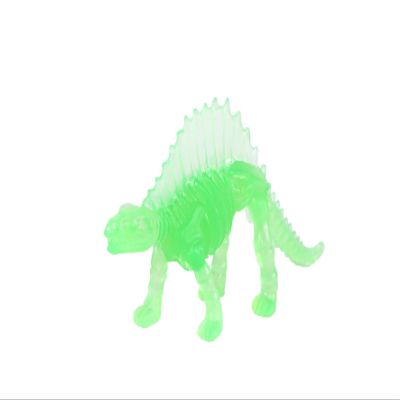DinoWorld 3D Dinosaur Glow in the Dark Pack of 3 Assorted Colours