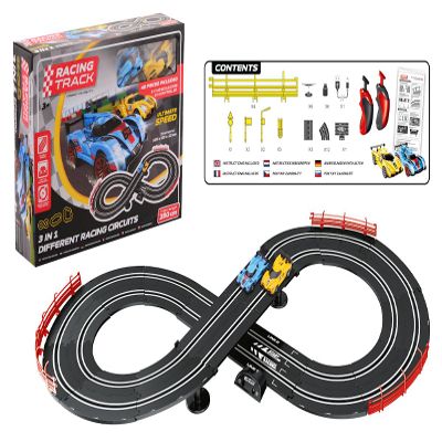 Johntoy RC Racing Track Toy 3-in-1 280 cm Remote Control
