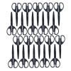 1/3/5/10pcs 160mm Black Blade Scissors Wear-resistant Stainless Steel Not Easy To Glue Durable(20pcs Set) view 1