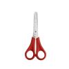1PCS Scissors DIY Handmade Safety Scale Stationery Student School Office Supplies(Red) view 1