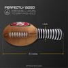 San Francisco 49ers Plush Football Rattle by Smilo - Officially Licensed NFL Baby Rattle Toy - Soft Baby Rattle with Bell - for Babies and Toddlers from 3 Months view 4