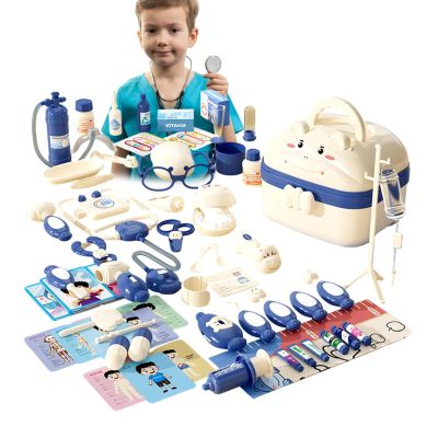 Genrico Doctor Toy Set for Kids, Design Briefcase for Pretend Play for Kids Set with Lighting Effects and Sound for Symbolic, for Y