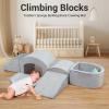 AYNEFY Play Climbing Blocks Toddlers Climbing Blocks Soft Fun Toy Set High Density Comfortable Indoor Activity Toys Random Combination Stable Support for Crawling Motor Skills view 4