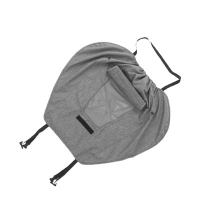 BESPORTBLE Stroller Sunshade Cover UV Protective Full-Cover Waterproof Parasol Awning Accessory Light Gray Cationic Fabric for Outdoor Protection