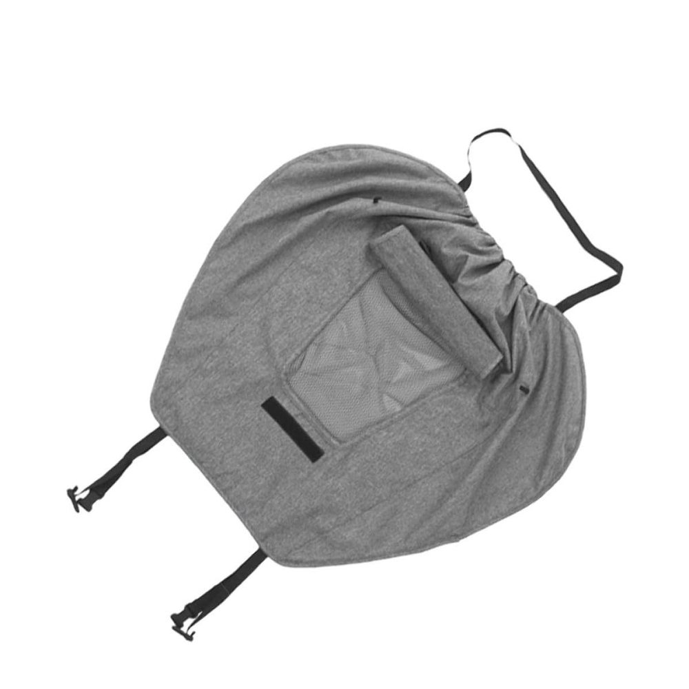 BESPORTBLE Stroller Sunshade Cover UV Protective Full-Cover Waterproof Parasol Awning Accessory Light Gray Cationic Fabric for Outdoor Protection