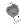BESPORTBLE Stroller Sunshade Cover UV Protective Full-Cover Waterproof Parasol Awning Accessory Light Gray Cationic Fabric for Outdoor Protection view 2