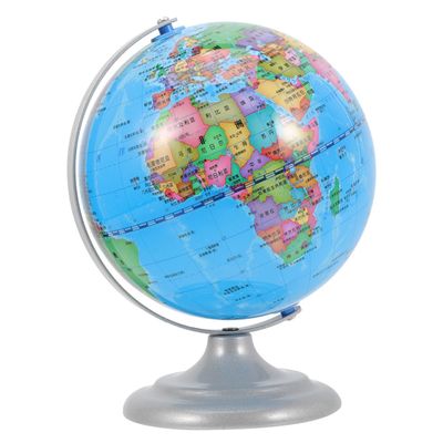 ERINGOGO 16cm Terrestrial Globe Desktop Educational Globe for Students and Office Decor School Teaching Tool