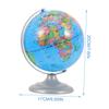 ERINGOGO 16cm Terrestrial Globe Desktop Educational Globe for Students and Office Decor School Teaching Tool view 2