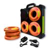 6-Pack Synchronous LED Cone Ring Lights, Magnetic, Multiple Lighting Functions, Solo Mode Option, Charging Carry Case view 1
