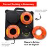 6-Pack Synchronous LED Cone Ring Lights, Magnetic, Multiple Lighting Functions, Solo Mode Option, Charging Carry Case view 3