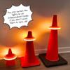 6-Pack Synchronous LED Cone Ring Lights, Magnetic, Multiple Lighting Functions, Solo Mode Option, Charging Carry Case view 4