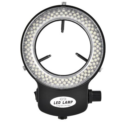 Eujgoov LED Light Camera Microscope Lamp Industry Brightness Adjustable Stereo Source Auxiliary Lighting 144 Beads for Lab Microscopes and Mini Lathe (Eujgoov9ES1cd-04)