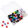Abaodam Molecular Model Kit Chemistry Organic Modeling Set with 63 Spheres 86 Bonds Science Teaching Tool for Students Educational Molecular Structure Kit for Classroom and Lab Use view 1