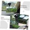 GLSTOY 2pcs Car Rearview Mirror for Rear Facing Seats with Suction Cup, Square Interior Car Mirror for Observation and Reverse Parking Assistance view 3