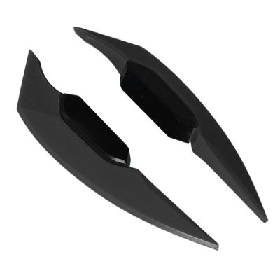 Acouto Winglet Aerodynamic Side Spoiler for Electric Bikes ATV, Stylish ABS Side Fairing with Easy Adhesive Installation (Black)