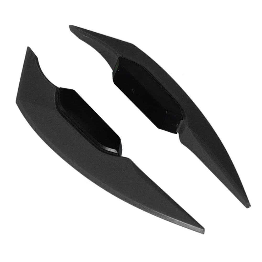 Acouto Winglet Aerodynamic Side Spoiler for Electric Bikes ATV, Stylish ABS Side Fairing with Easy Adhesive Installation (Black)