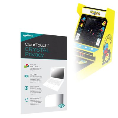 BoxWave Screen Protector Compatible with My Arcade Pac-Man Joystick Player (3.5 in) - ClearTouch Crystal Privacy (2-Pack), Privacy Screen Protector Flexible Film Clear