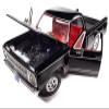 1979 Adventurer Sweptline Pickup Truck Black with Red Interior American Muscle Series 1/18 Diecast Model Car by Auto World AMM1355 view 1