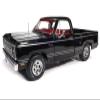 1979 Adventurer Sweptline Pickup Truck Black with Red Interior American Muscle Series 1/18 Diecast Model Car by Auto World AMM1355 view 2