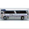 1964 MCI MC-5A Bus Grey Hound Canada White with Blue Stripes Vintage Bus & Motorcoach Collection Limited Edition to 504 Pieces Worldwide 1/87 (HO) Diecast Model 87-0629 view 2