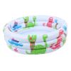 Funien Thickened PVC Round Children Dinosaur Swimming Pool, Protective Barrier for Kids with Soft Inflatable Floor, Suitable for Backyard Entertainment, Quick Inflation view 1