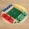 Shut The Box Board Game Wooden Tabletop Educational Board Game view 3